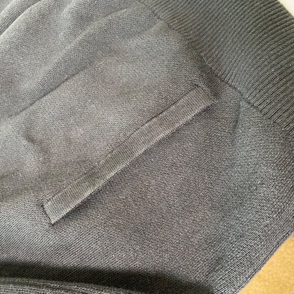 Calvin Klein Mens Black Full-Zip Cardigan Sweater‎ XL 100% Cotton - Picture 8 of 8